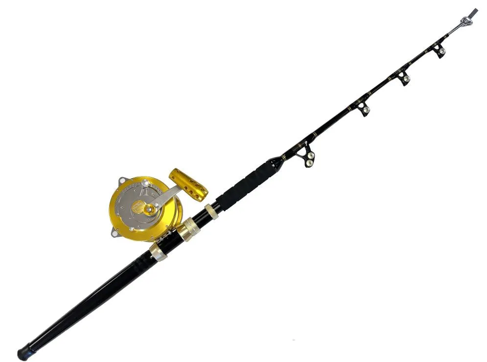 130W 2-Speed Reel on 3pc. Swingtip Tournament Rod