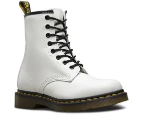 1460 White Smooth Dr. Marten 8 Eye Boots