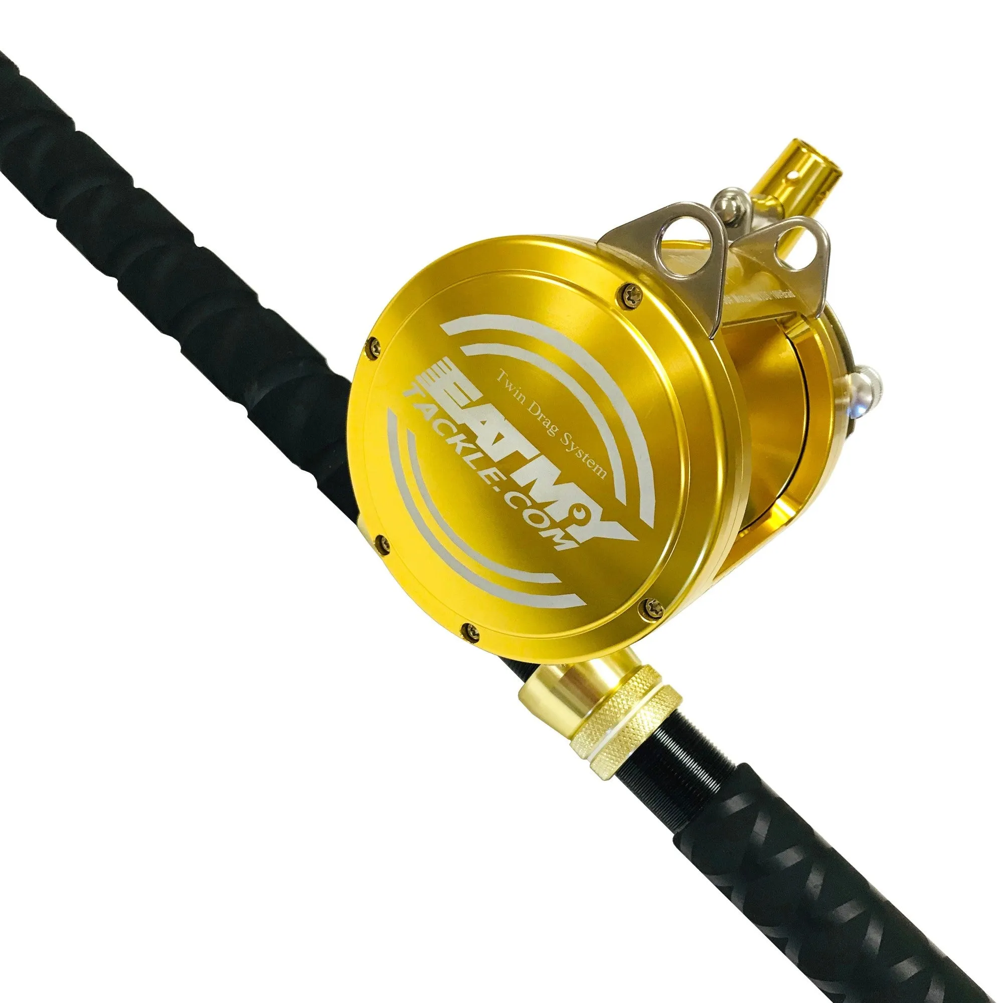 50W 2-Speed Reel on a Tournament Edition Straight Rod