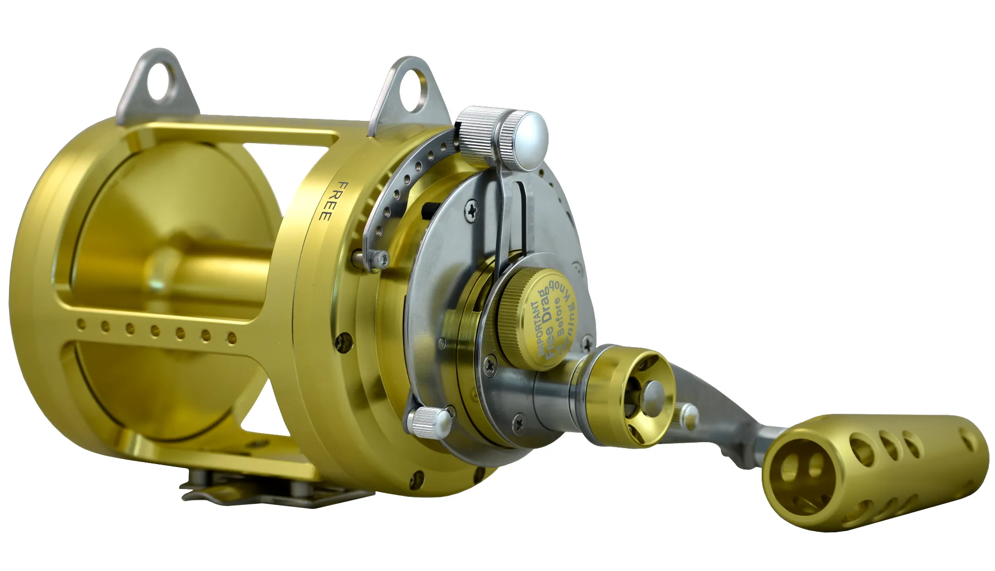 50W 2-Speed Reel on a Tournament Edition Straight Rod