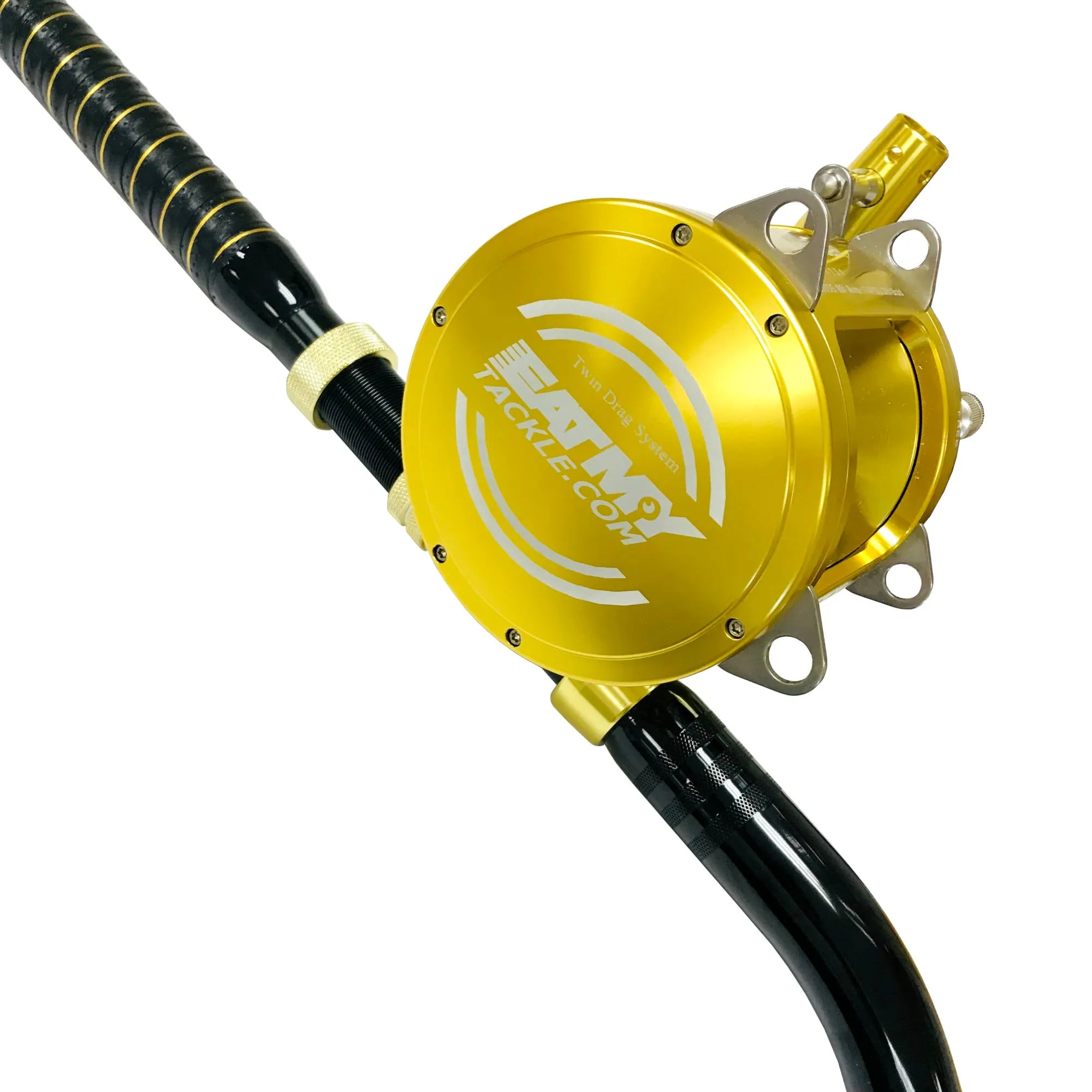 80W 2-Speed Reel on a Bent Butt Tournament Rod