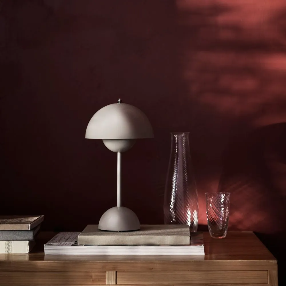 andTradition VP9 Portable Flowerpot Lamp by Verner Panton