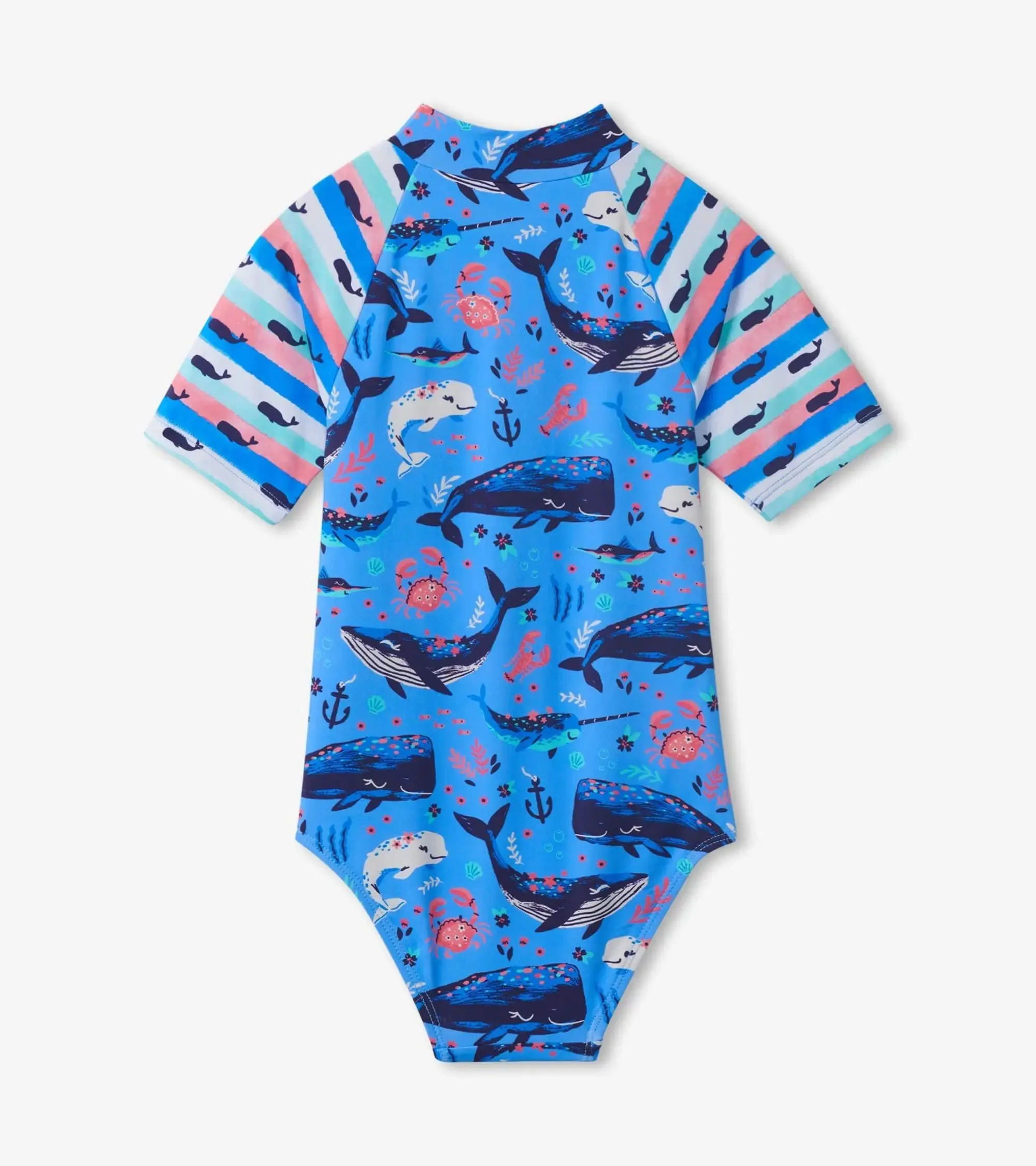 Aquatic Friends Rashguard One Piece | Hatley