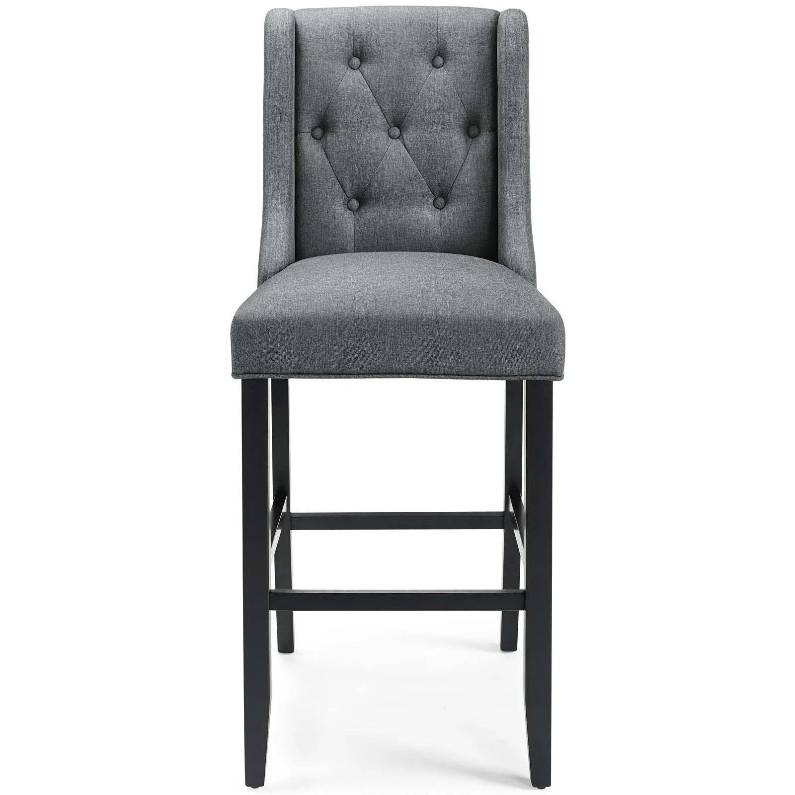 Baronet Bar Stool Upholstered Fabric Set of 2 by Modway