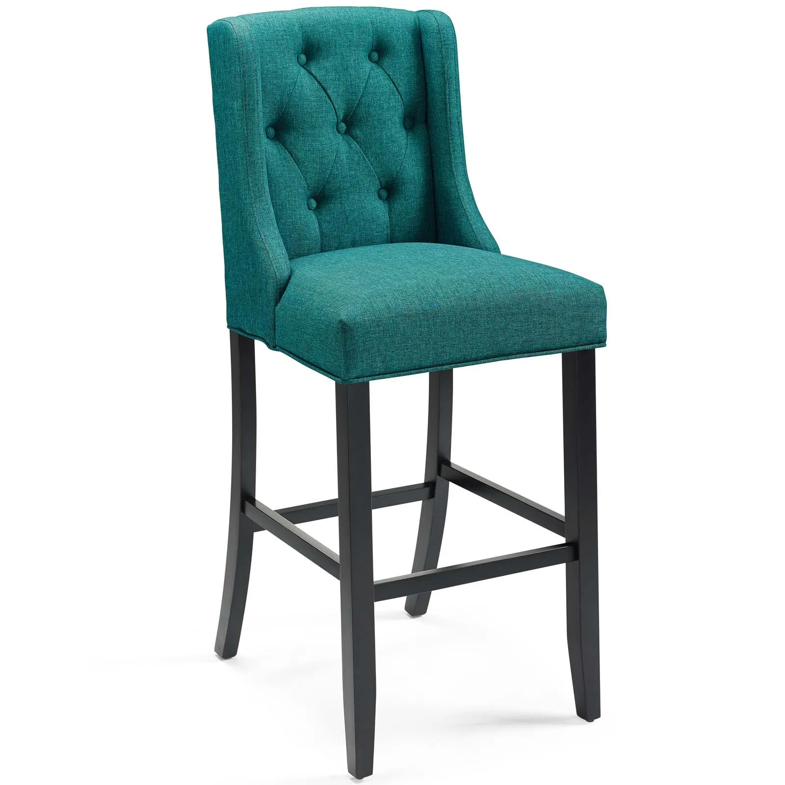 Baronet Bar Stool Upholstered Fabric Set of 2 by Modway