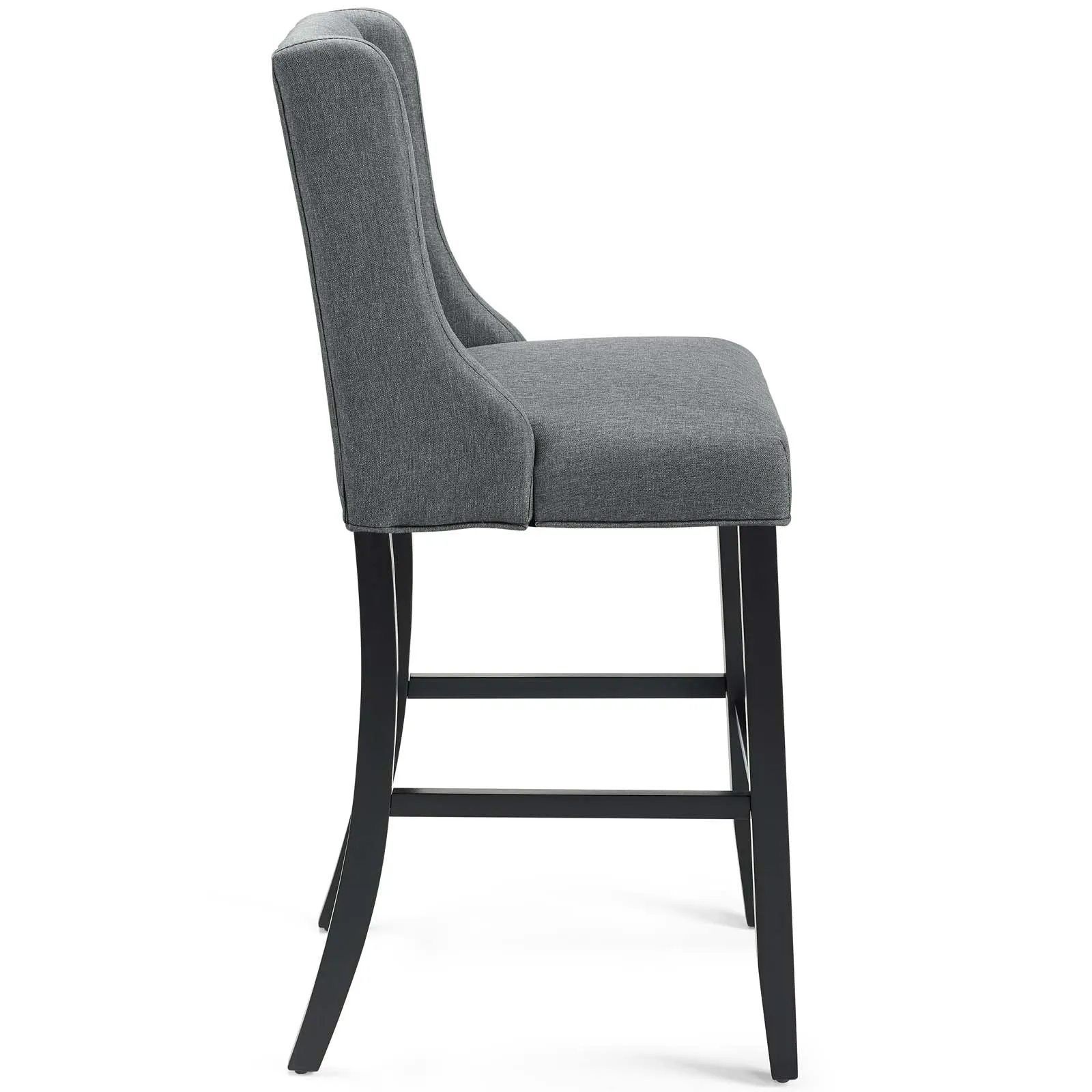 Baronet Tufted Button Upholstered Fabric Bar Stool by Modway