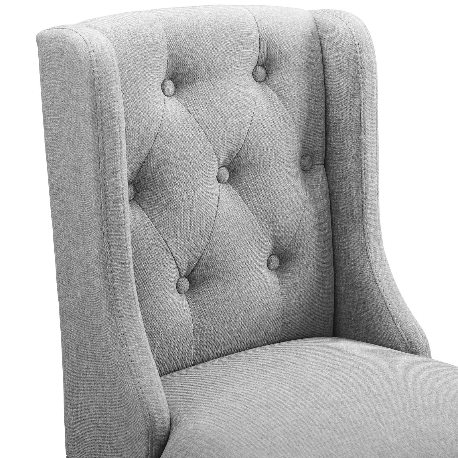 Baronet Tufted Button Upholstered Fabric Bar Stool by Modway