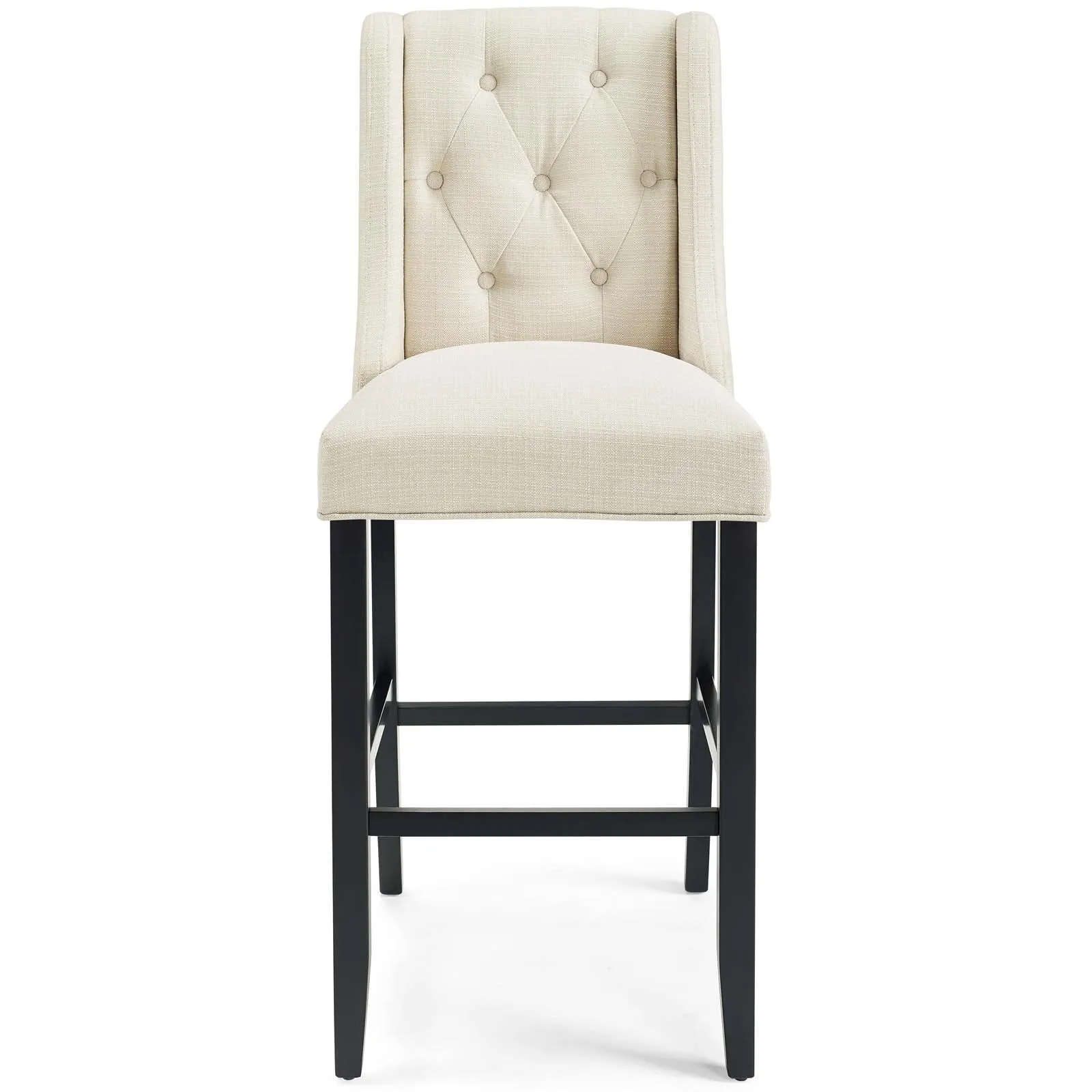 Baronet Tufted Button Upholstered Fabric Bar Stool by Modway