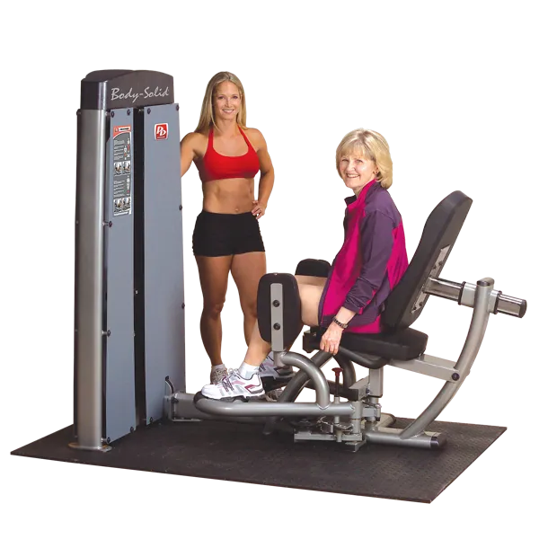 Body-Solid - DUAL INNER OUTER THIGH MACHINE, FREESTANDING, 210LB STACK