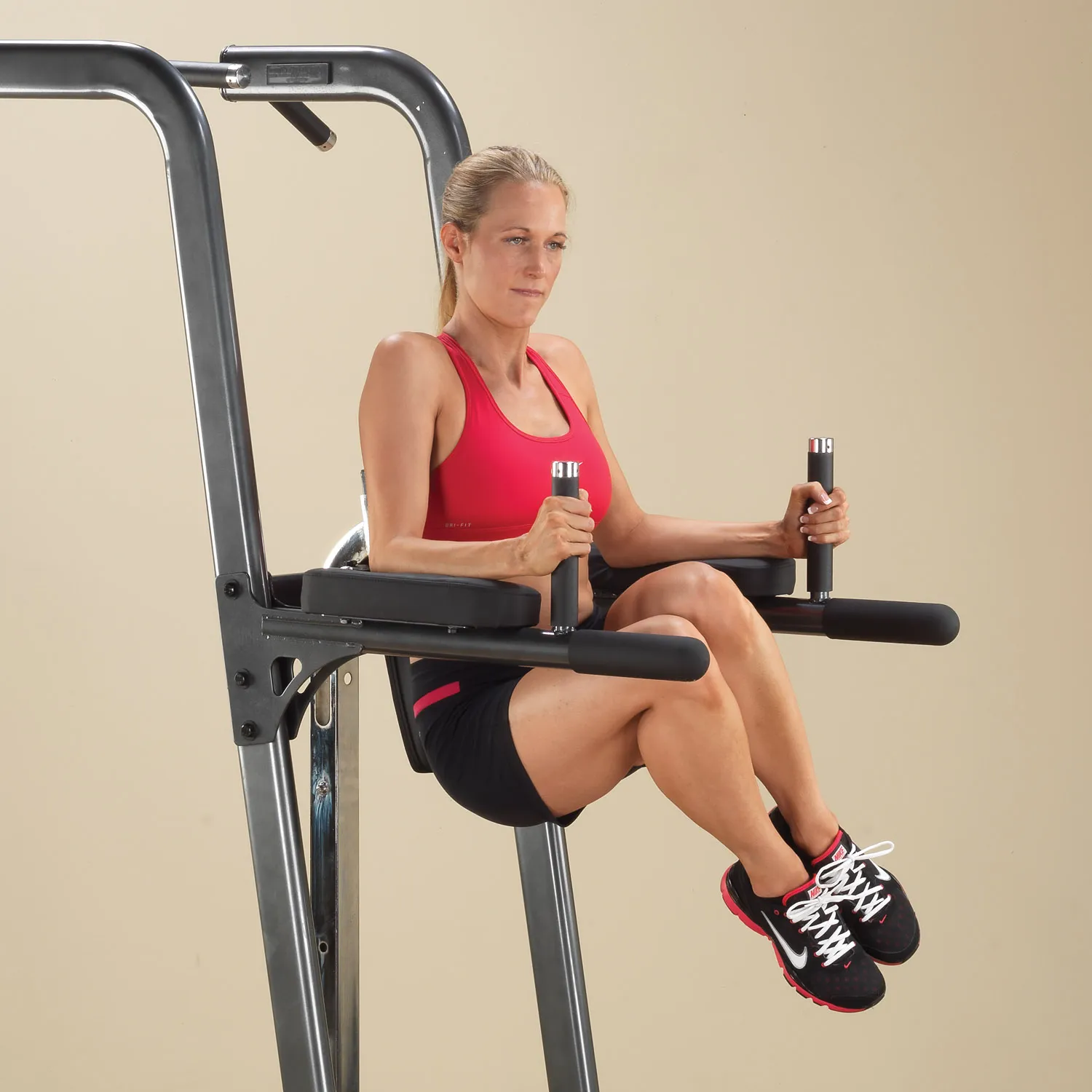 Body-Solid Fusion Vertical VKR Vertical Knee Raise, Dip, Pull-Up, Chin-Up FCD