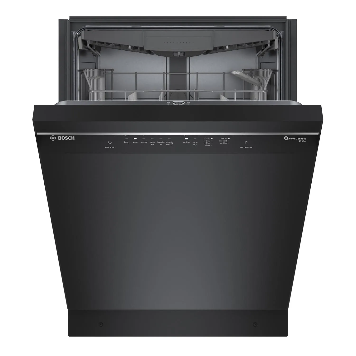 Bosch Black 24" Smart Dishwasher with Home Connect, Third Rack - SHE53C86N