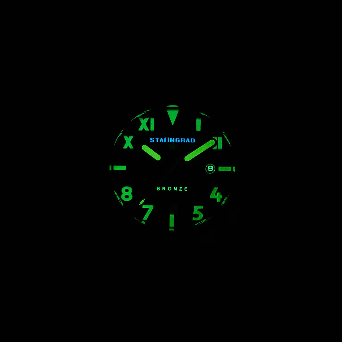 Bronze Defender 200m - Green Dial. Brown Silicon Strap. SG-0609-03A