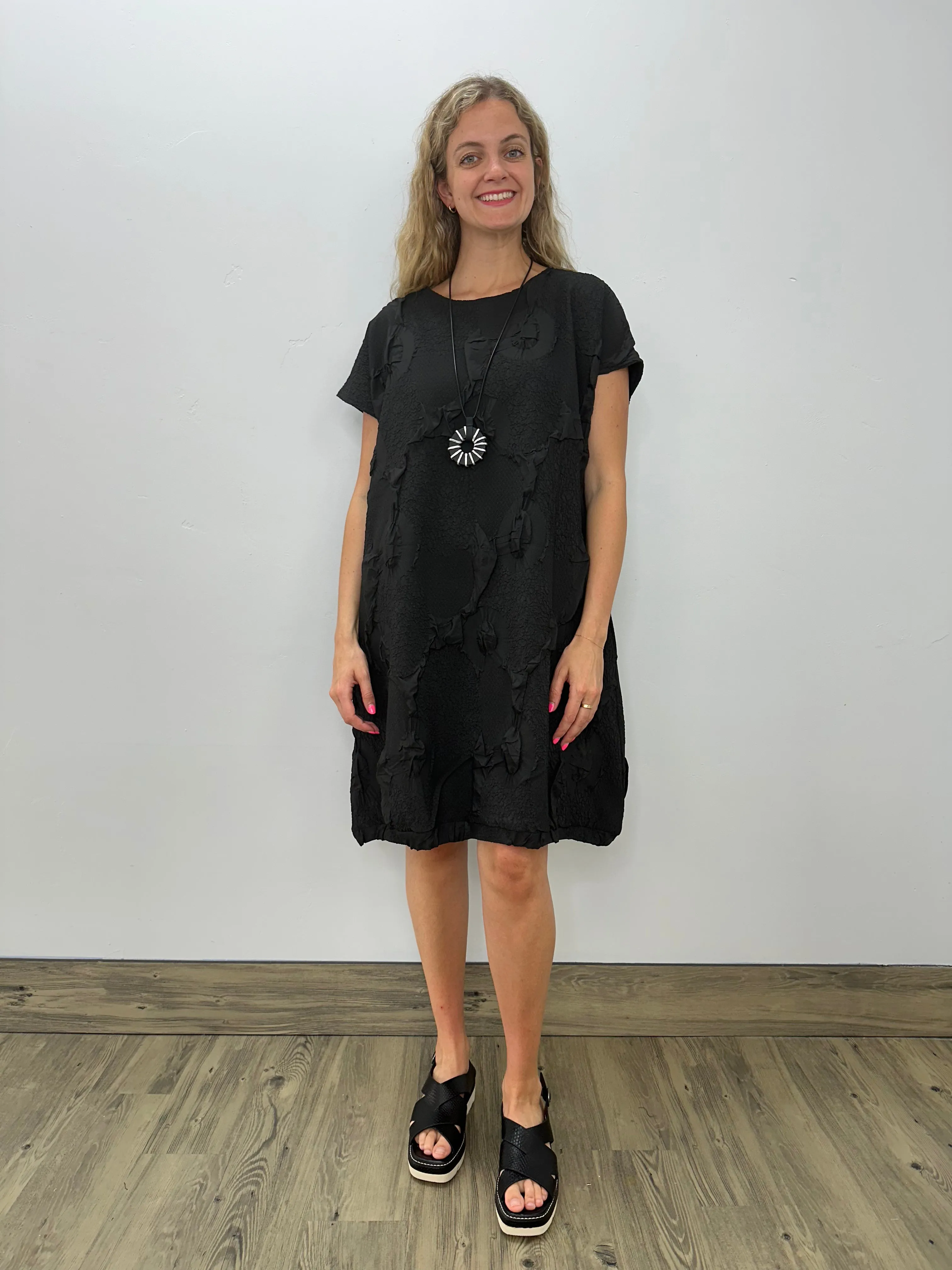 Carbon Black Simona Dress