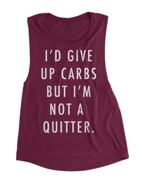 Carbs Lover - Maroon Muscle Tank