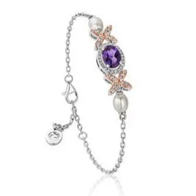 Clogau Queens Jubilee Superbloom Amethyst Bracelet - 3SQJB0369