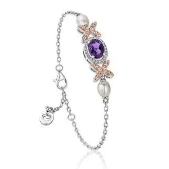 Clogau Queens Jubilee Superbloom Amethyst Bracelet - 3SQJB0369