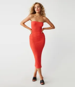 Cobie Strapless Midi Dress