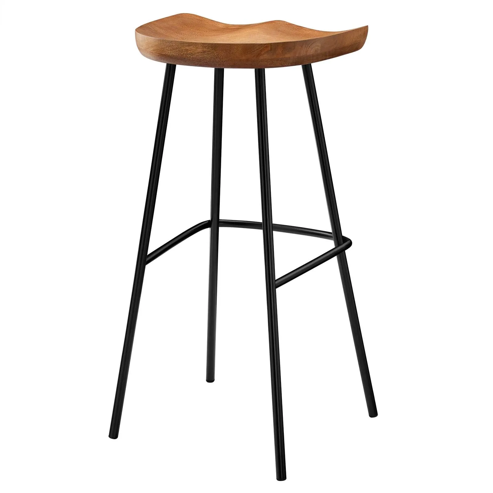 Concord Backless Wood Bar Stools - Set of 2 by Modway