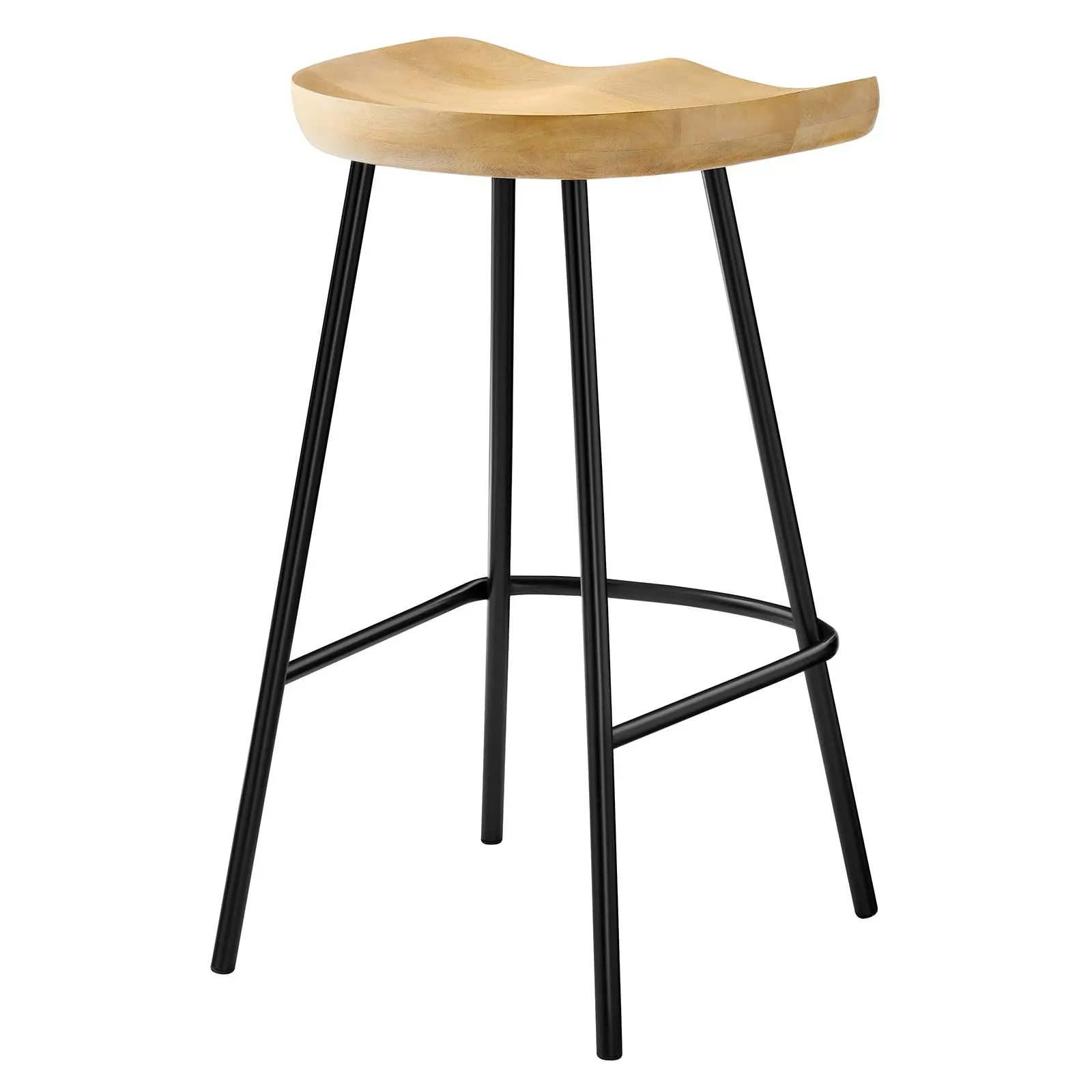 Concord Backless Wood Counter Stools - Set of 2 by Modway