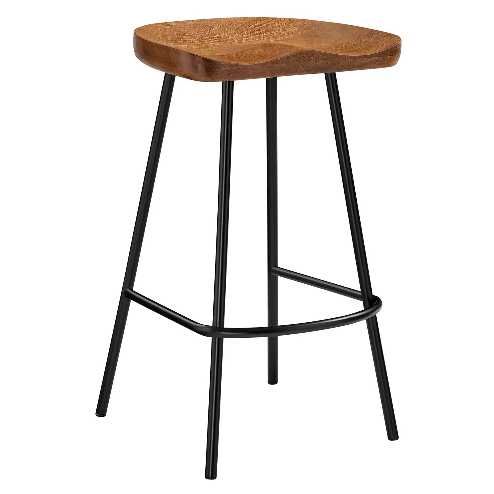 Concord Backless Wood Counter Stools - Set of 2 by Modway