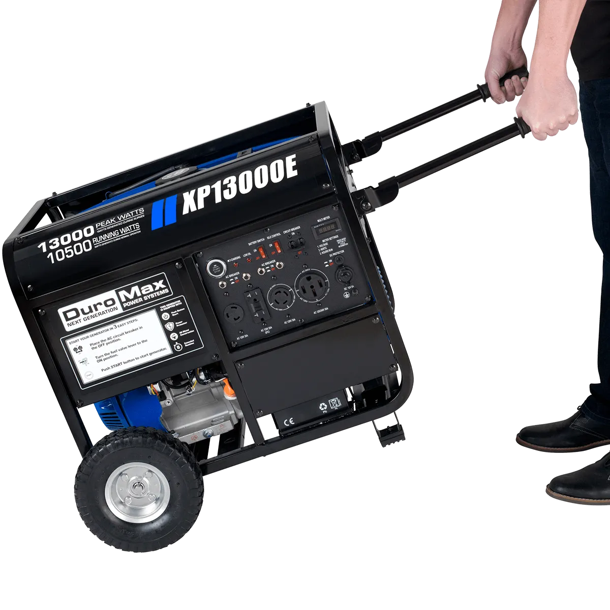 DuroMax XP13000E 13,000 Watt Portable Gas Powered Generator