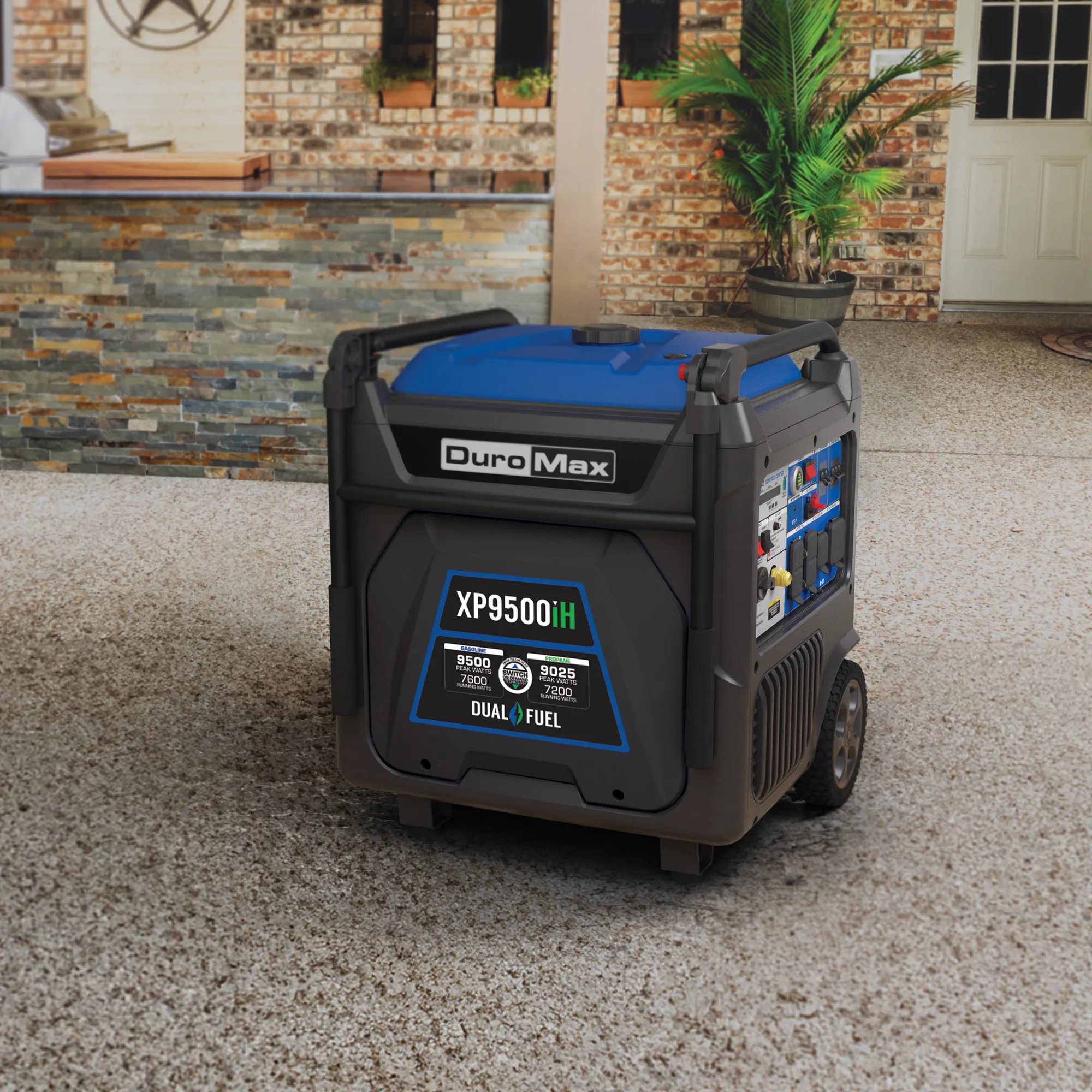 DuroMax XP9500iH 9,500 Watt Portable Dual Fuel Inverter Generator w/ CO Alert