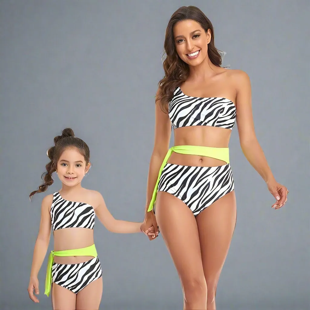 Fashion Matching Mother & Child Swimsuit