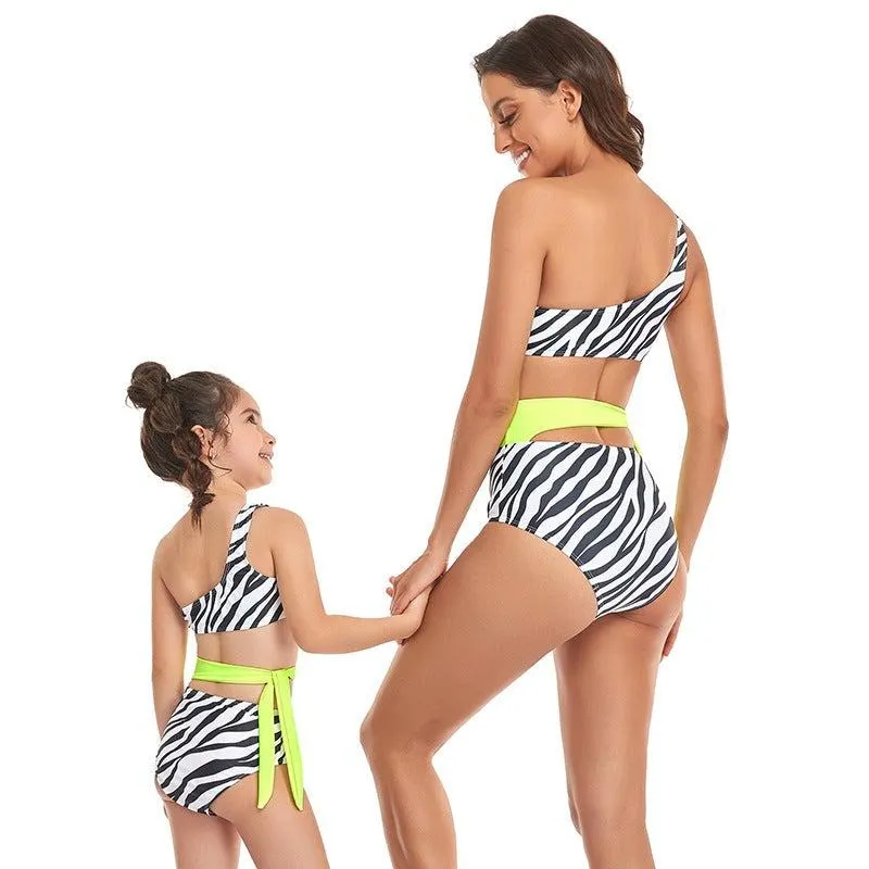 Fashion Matching Mother & Child Swimsuit