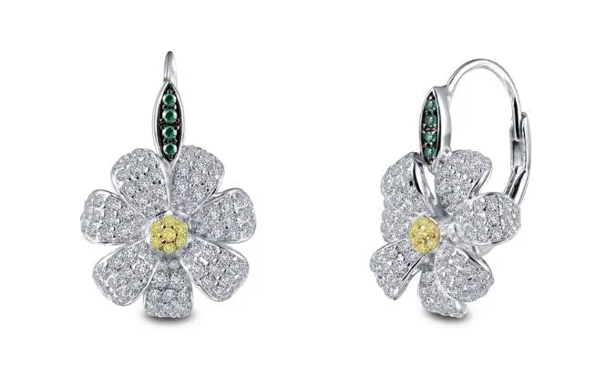 Flower Dangle Earrings 9E079CEP