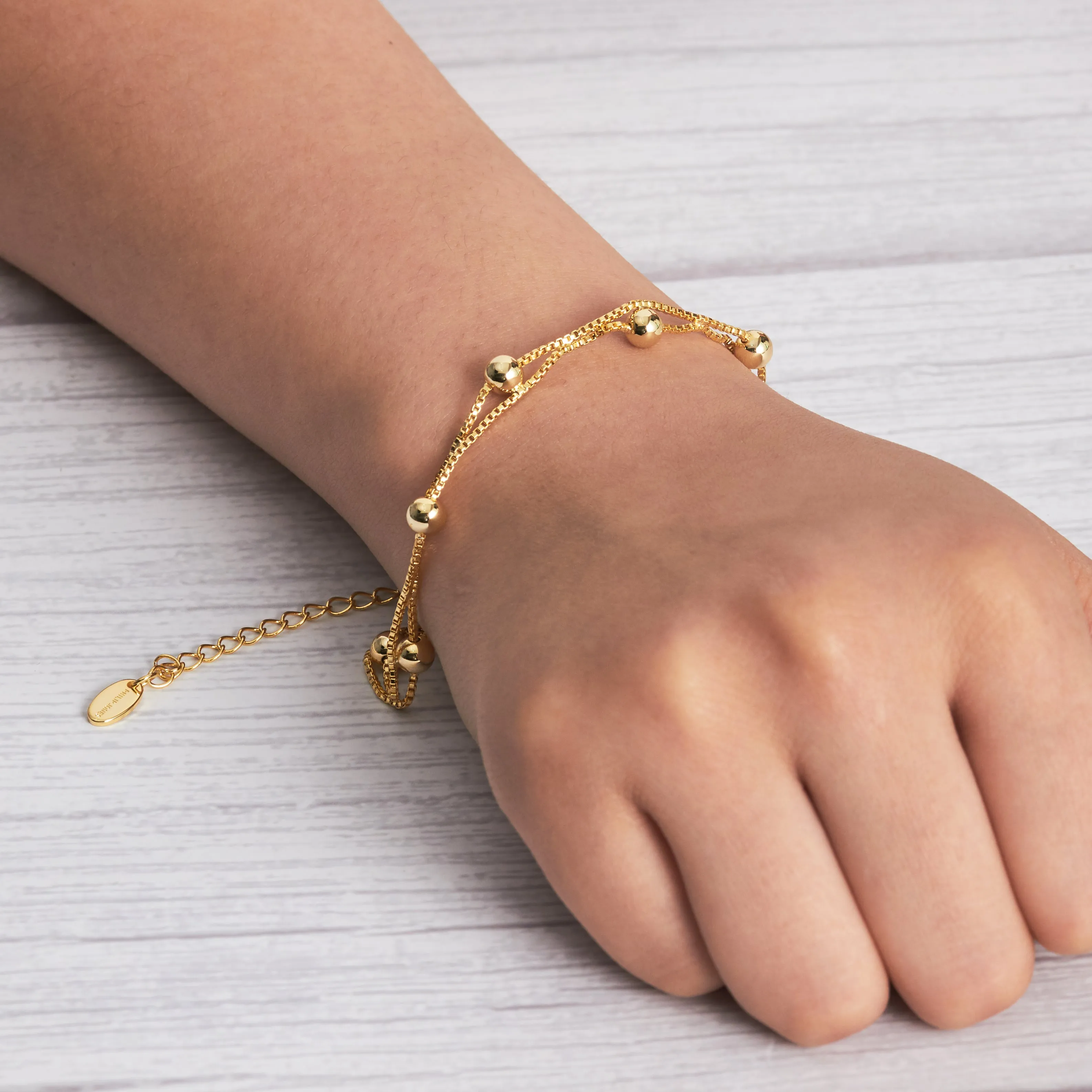 Gold Plated Ball Bracelet