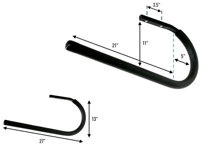 Hi-Port 1 | Ladder Storage Ceiling Rack  | Holds 50 lbs