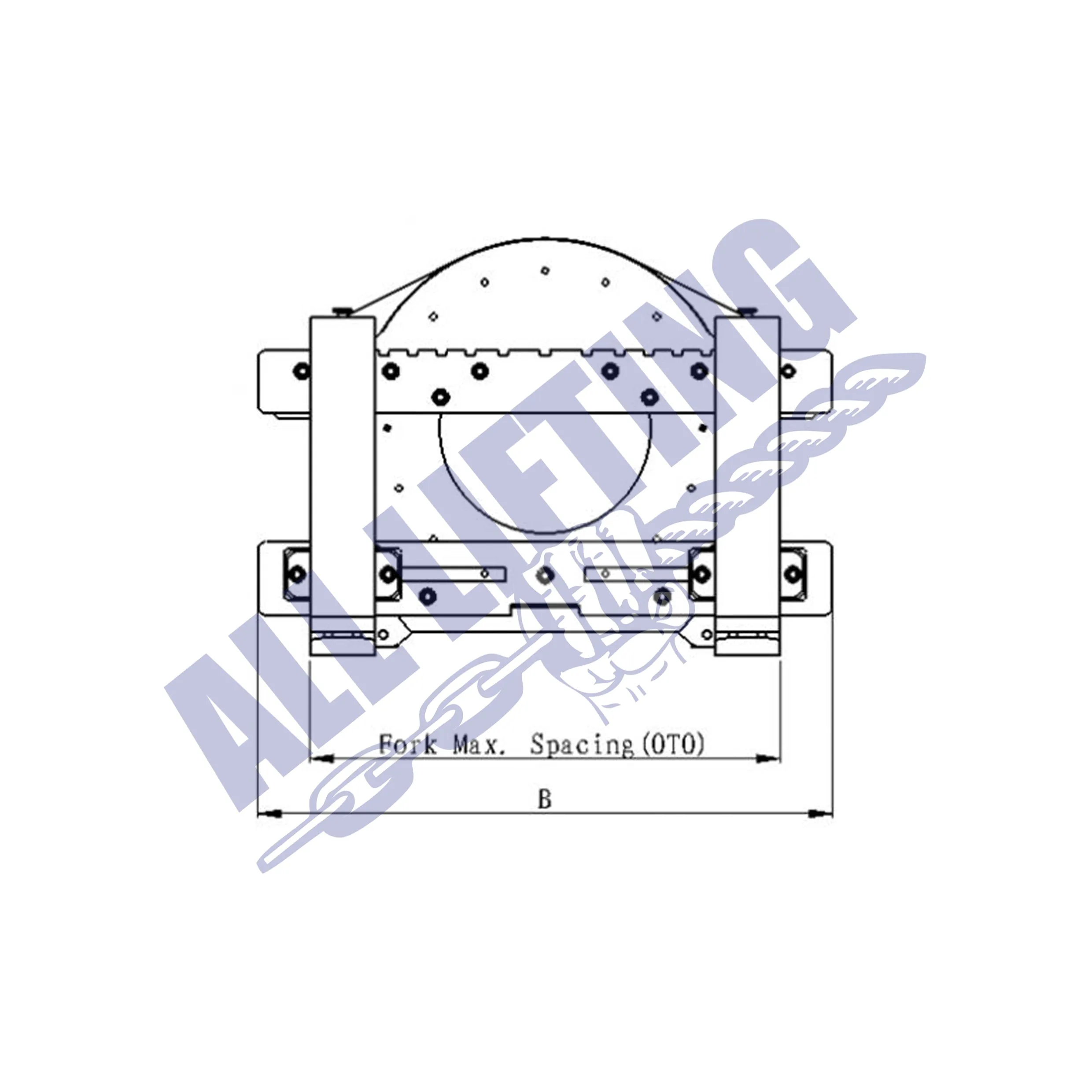 Hydraulic 360 Degree Rotator