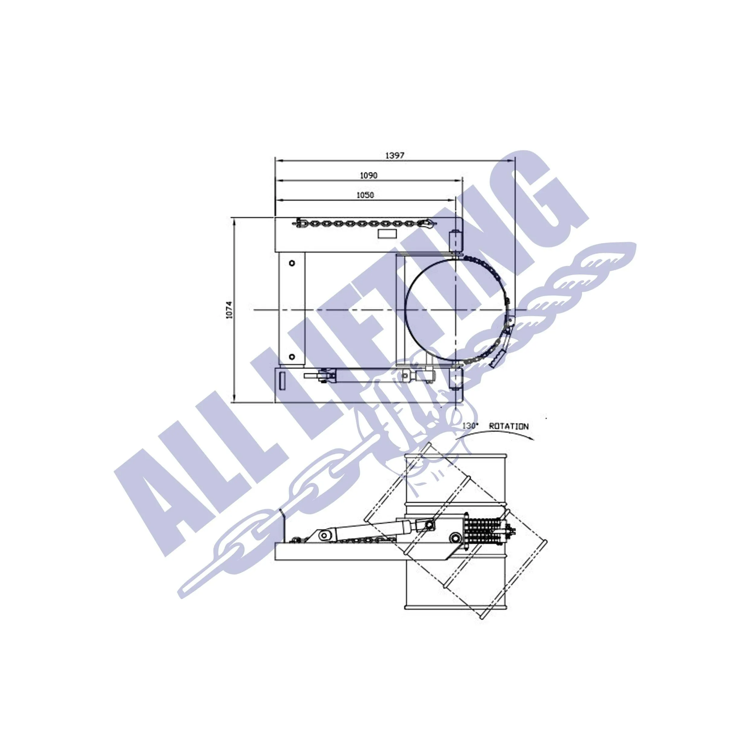 Hydraulic Drum Rotators