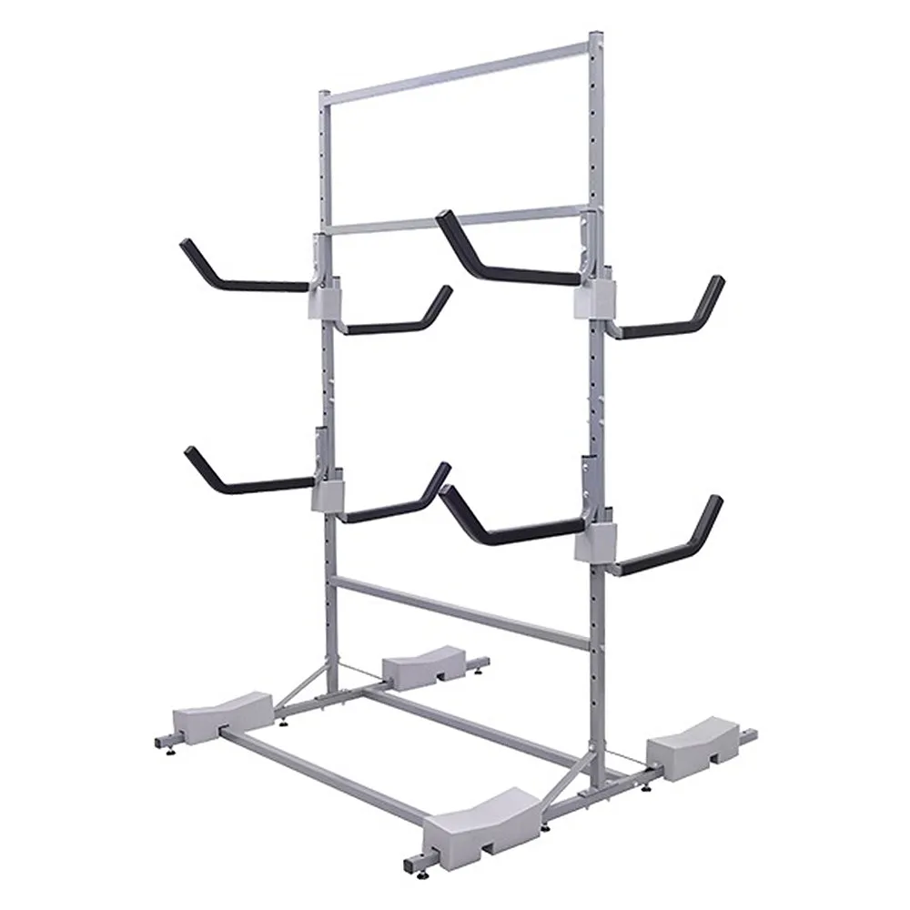 Indoor-Outdoor 6 Kayak Freestanding Storage Rack