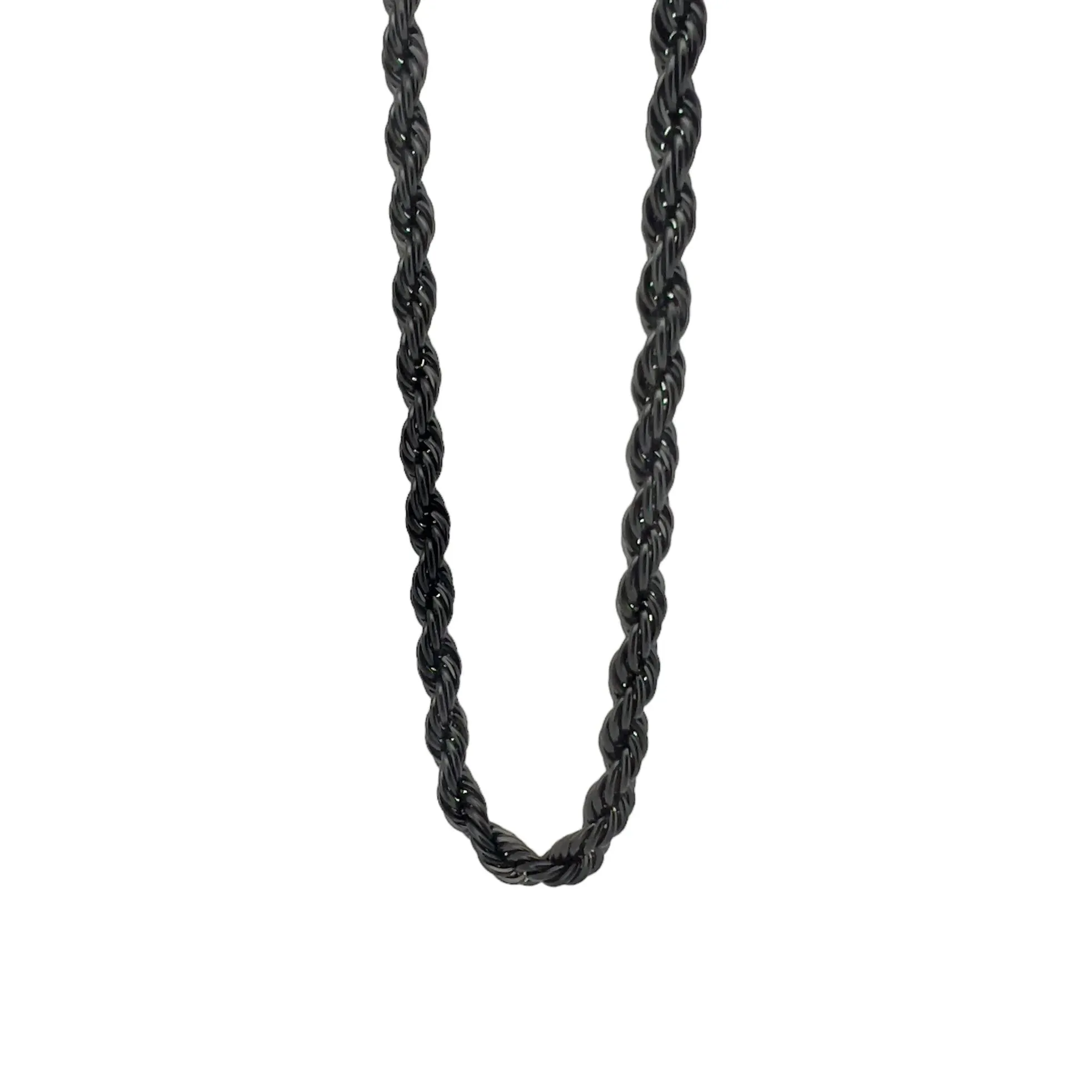 Isaiah Stainless Steel Rope Chain Necklace