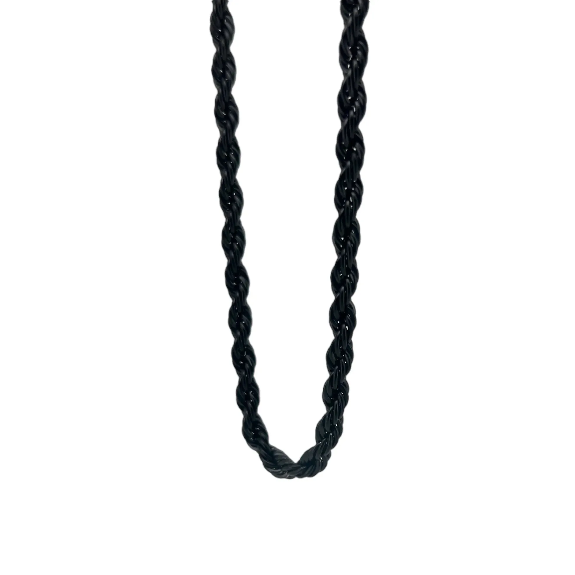 Isaiah Stainless Steel Rope Chain Necklace