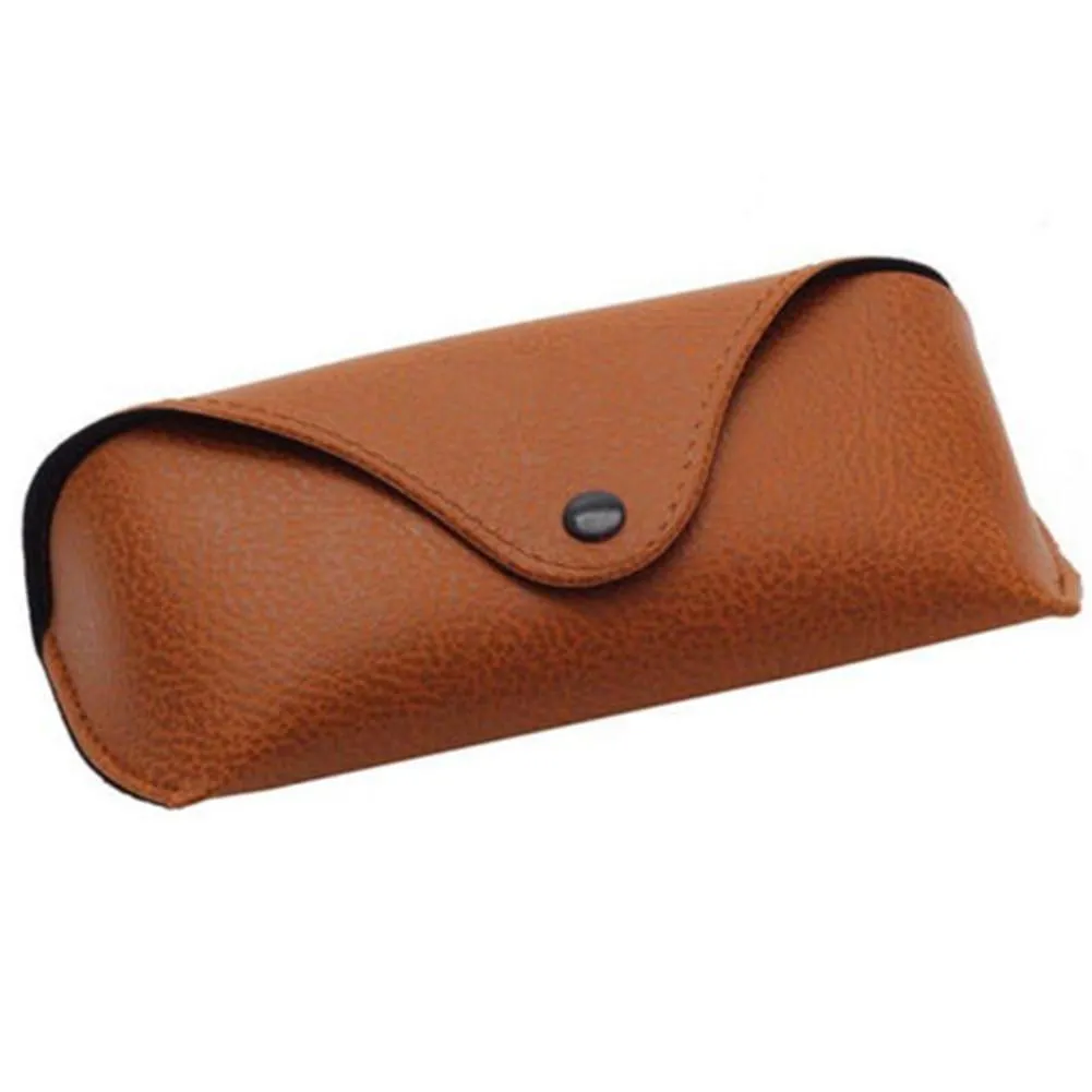 Portable Leather Sunglass Case