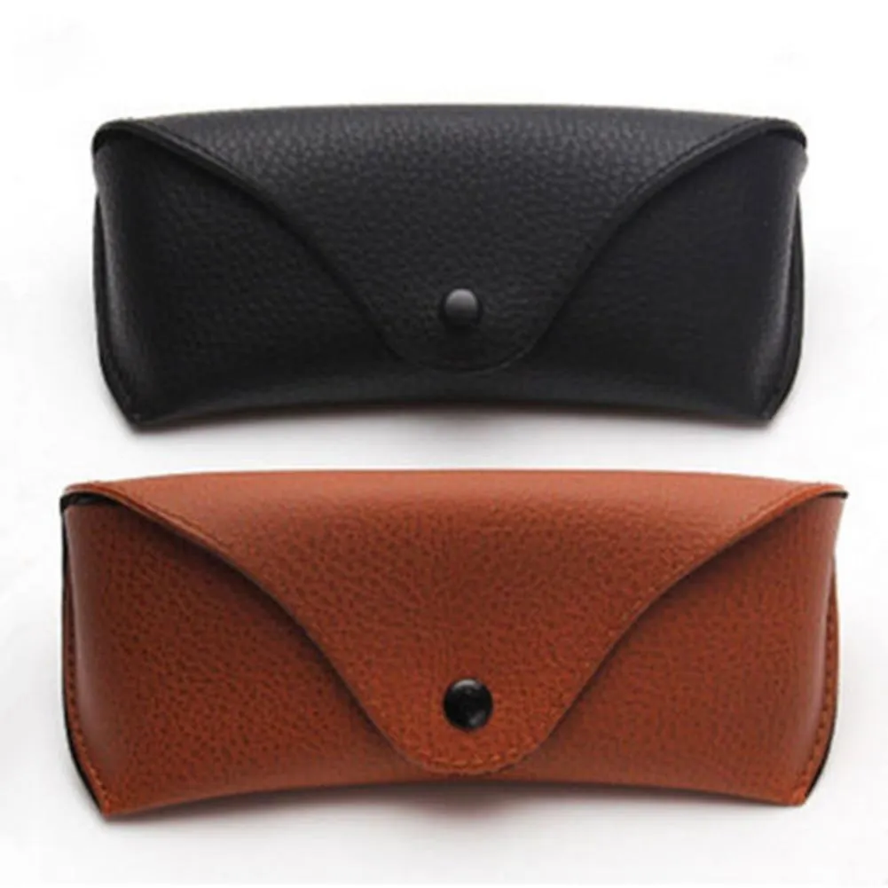 Portable Leather Sunglass Case