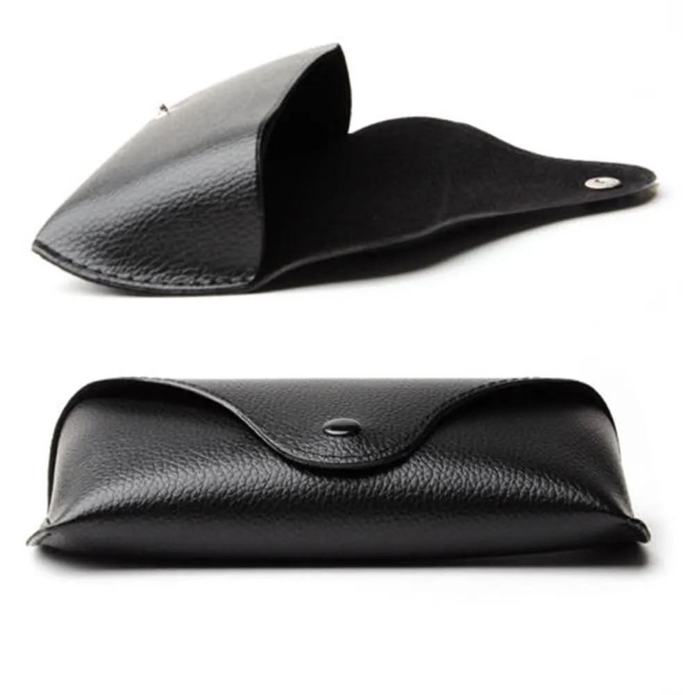 Portable Leather Sunglass Case