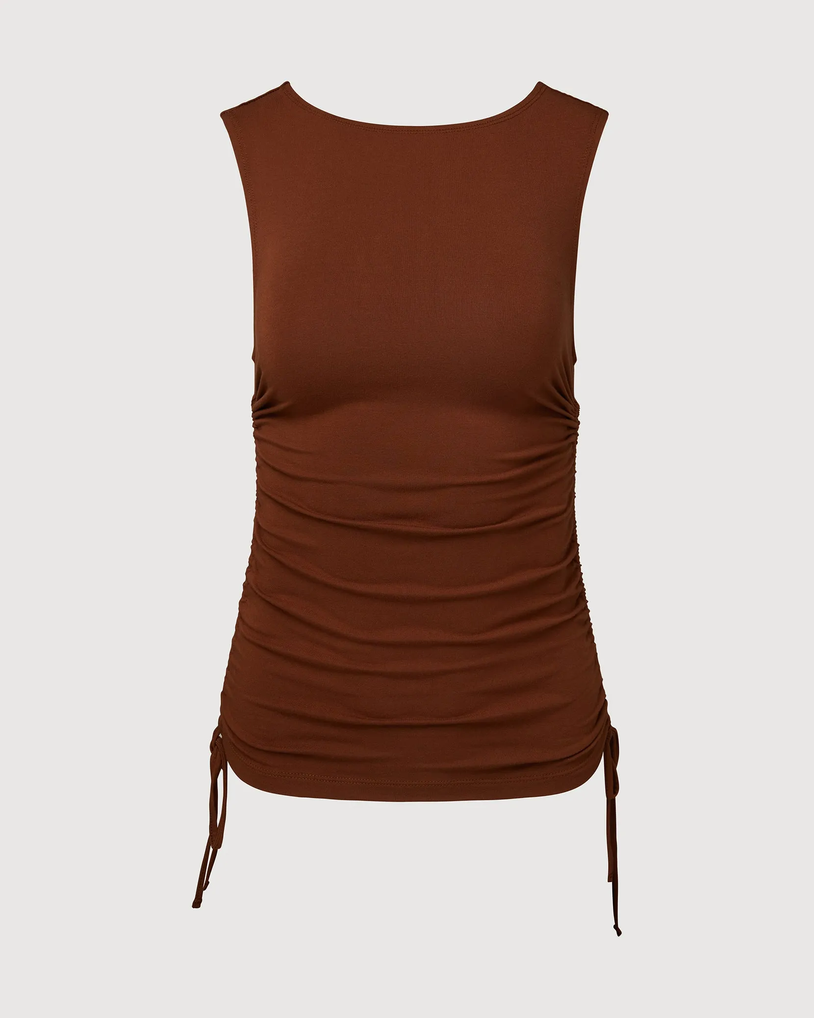 Ruched Muscle Tank