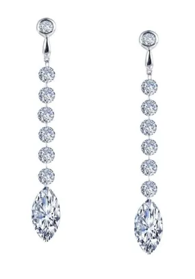 Seven Drop Marquise Earrings E0280CLP