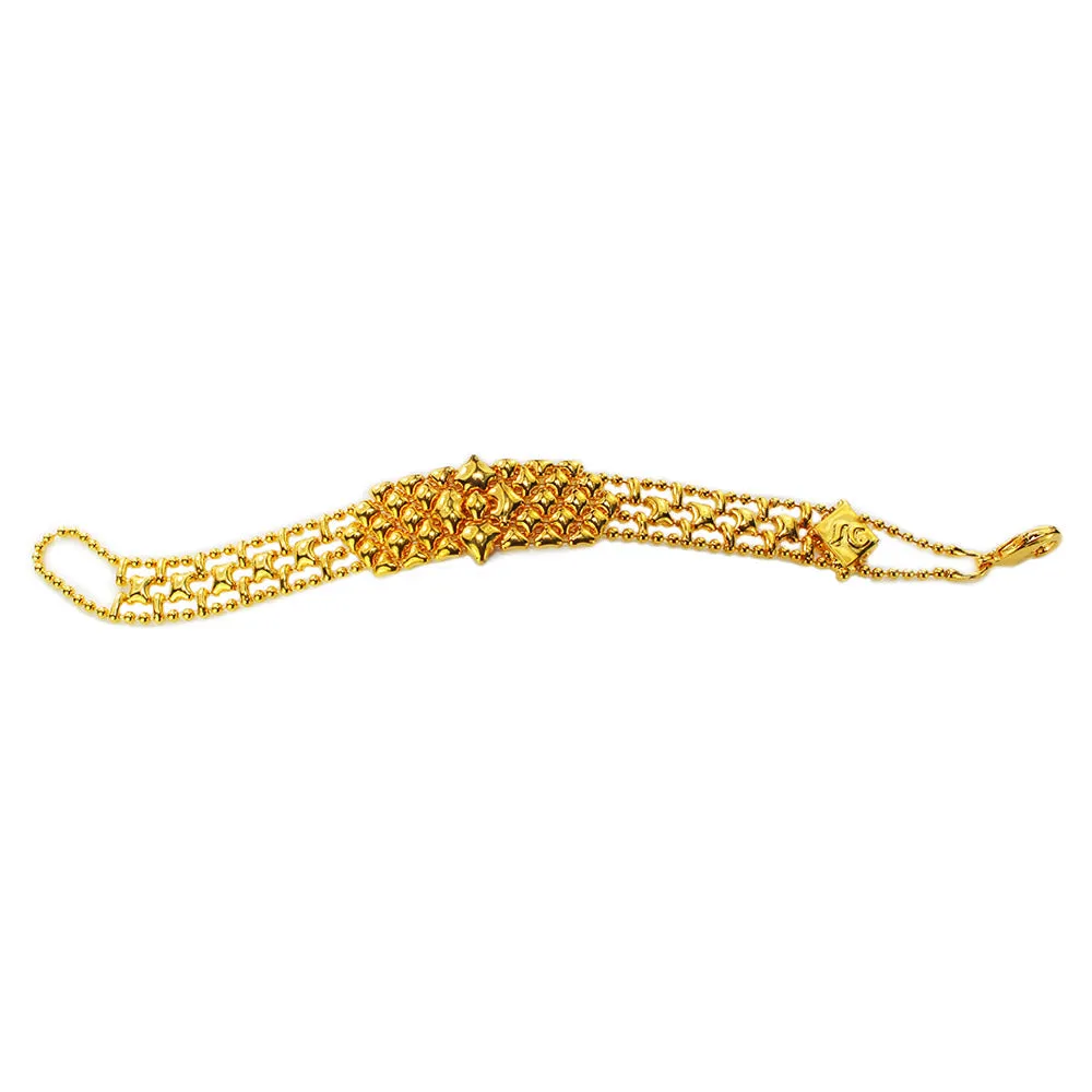 SG Liquid Metal MINI-C-G24K Gold 24K Finish Bracelet by Sergio Gutierrez