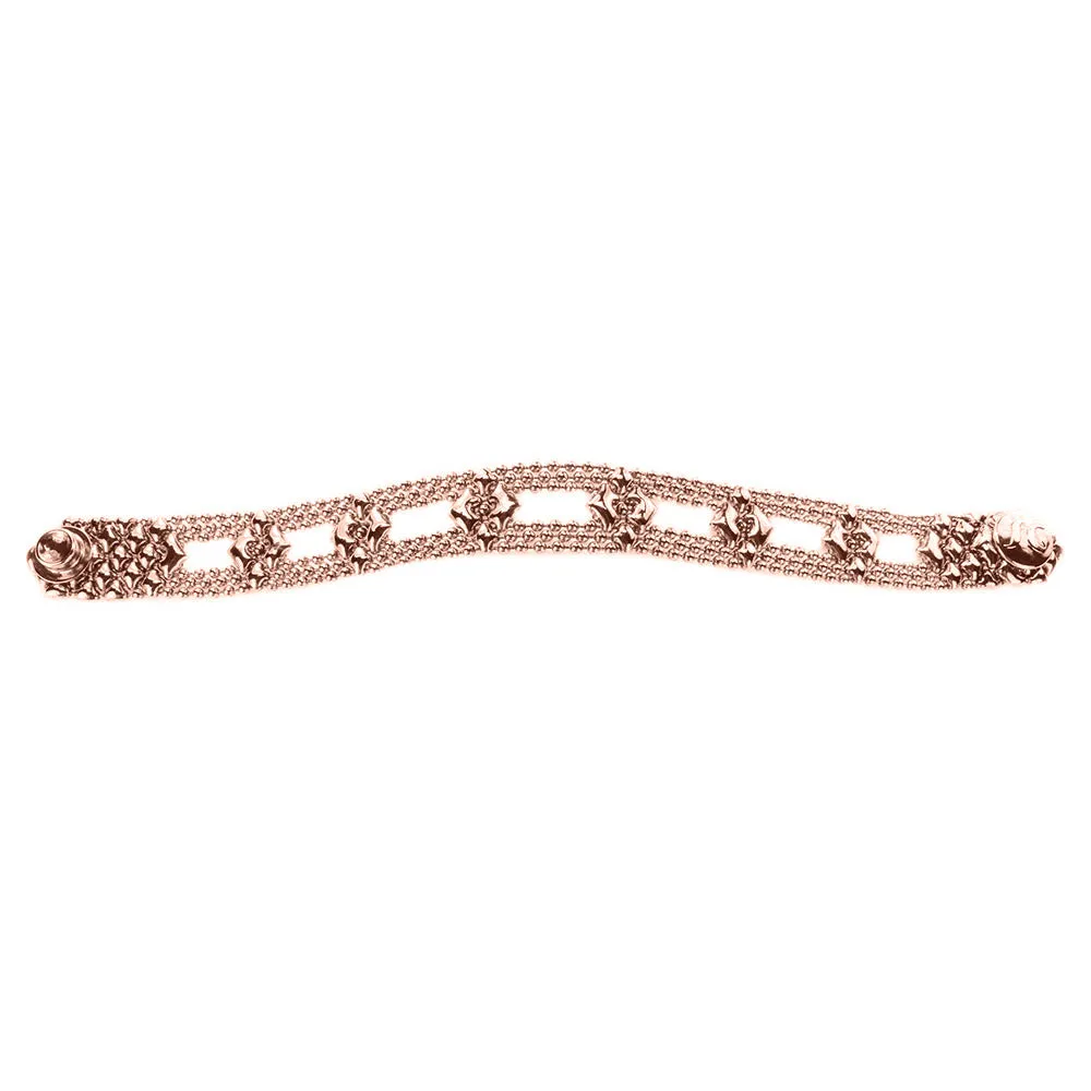 SG Liquid Metal MINI-D-RG Rose Gold Finish Bracelet by Sergio Gutierrez