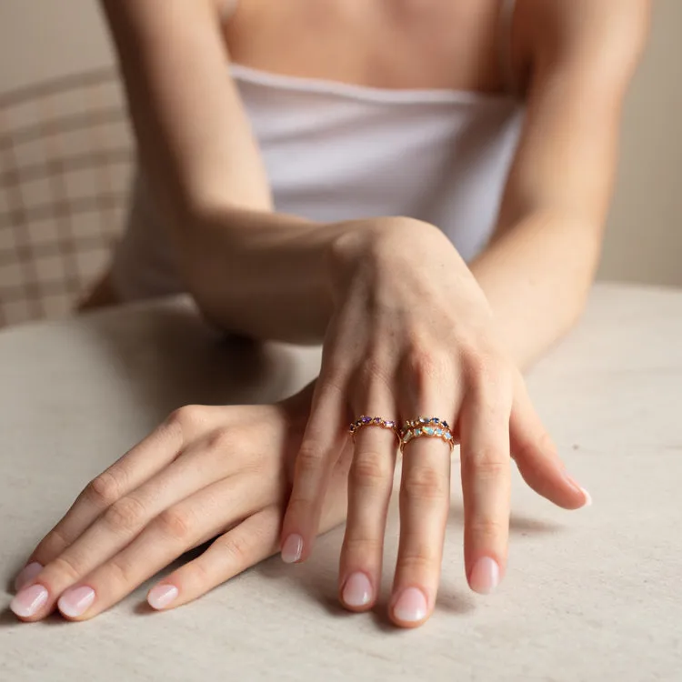 Shades of You Ombre Birthstone Ring