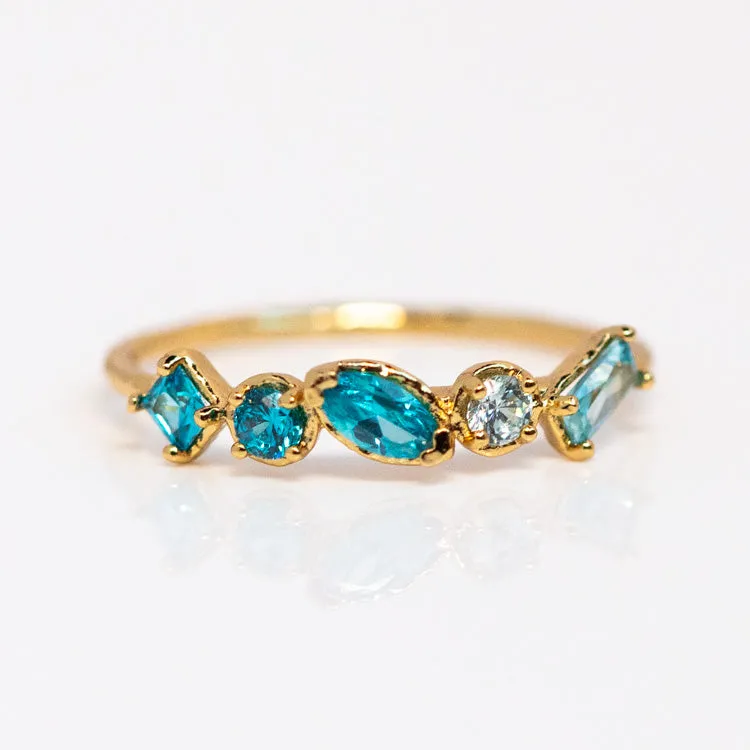 Shades of You Ombre Birthstone Ring