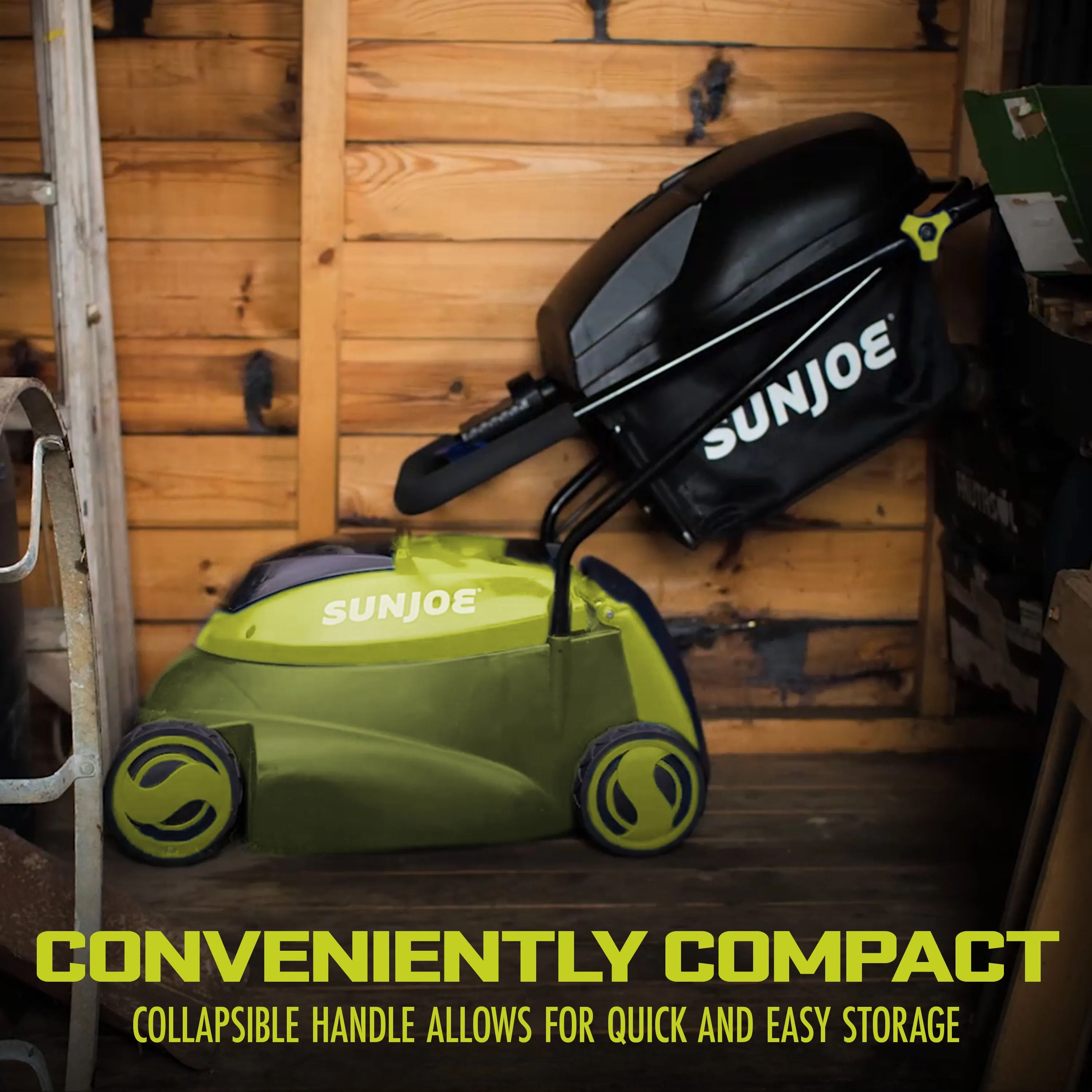 Sun Joe MJ24C-14 24-Volt* IONMAX Cordless Brushless Lawn Mower Kit | 14-inch | W/ 4.0-Ah Battery   Charger