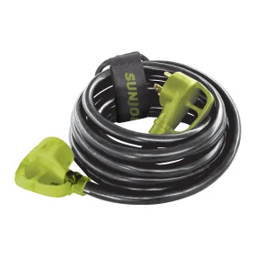 Sun Joe SJG-EXT2510-RV Generator Series RV Power Cord | 25-Foot | 10/3-Gauge | 3750 watts