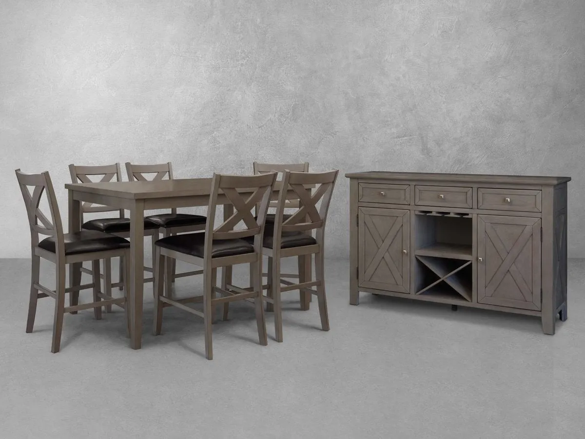 Theodore 8-pc Counter Dining Set with Server