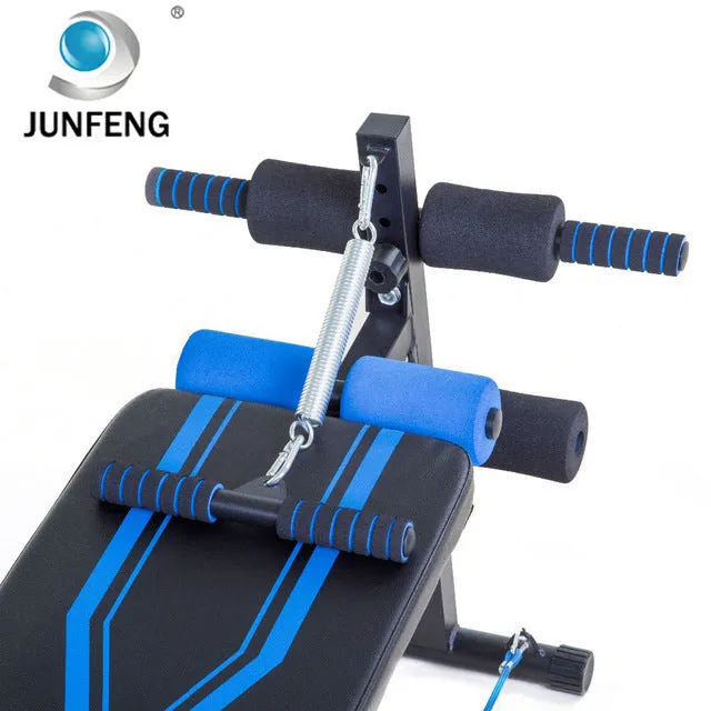 Tummy Trimmer Sit-Up Bench with Rope & Spring