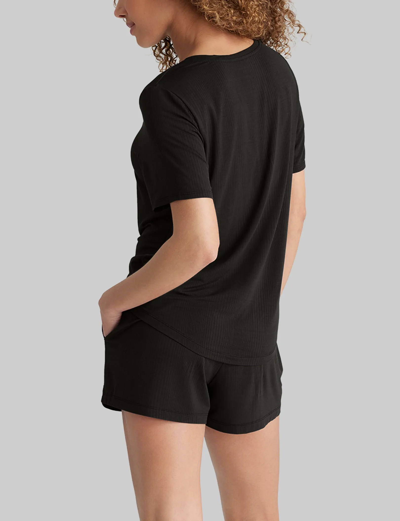 Women's Second Skin Luxe Rib Sleep Tee